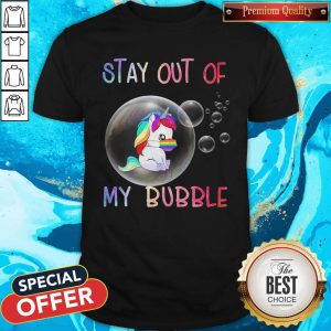 Pretty Stay Out Of My Bubble Horse LGBT Covid Shirt