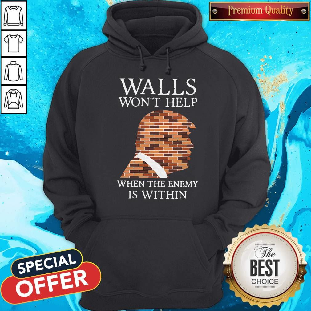 Donald Trump Walls Won’t Help When The Enemy Is Within Shirt