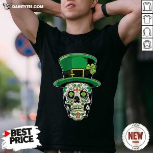 Pretty Skull Flower Patrick's Day Shirt