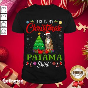 Good This Is My Christmas Pajama Shirt Boxer Dog Lover Gift Shirt