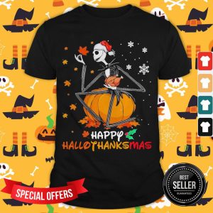 Pretty Jack Skellington Hug Chicken Happy Hallothank smas Shirt
