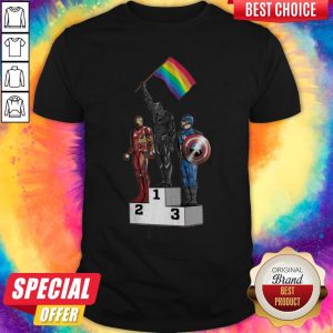 LGBT Black Panthers Olympics Iron Man Captain America Shirt
