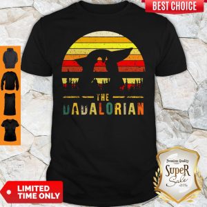 The Dadalorian Definition Father’s Day Vintage Sunset Shirt