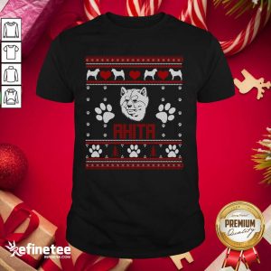 Happy Akita Ugly Christmas Shirt