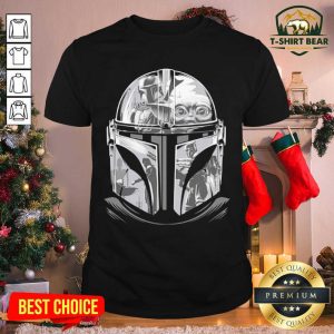 Nice Star Wars The Mandalorian Helmet Mandalorian Shirt