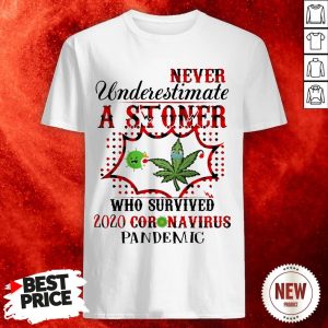 Never Underestimate A Stoner Who Survived 2020 Coronavirus Pandemic Shirt