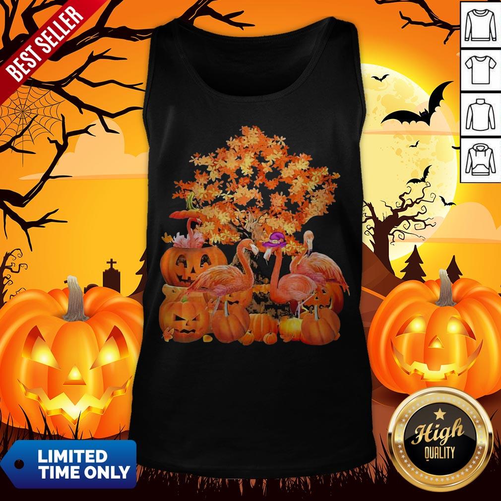 Official Fall Flamingo Halloween Shirt