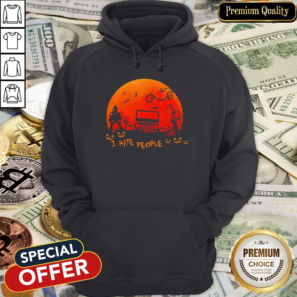 Fantastic I Hate People Jeep Moon Halloween Shirt