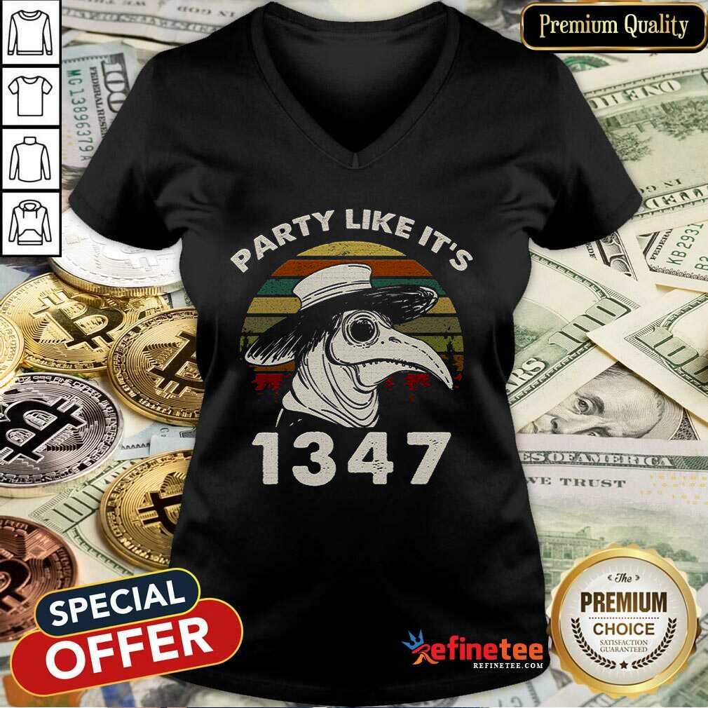 Fantastic Party Like Its 1347 Black Doctor Shirt