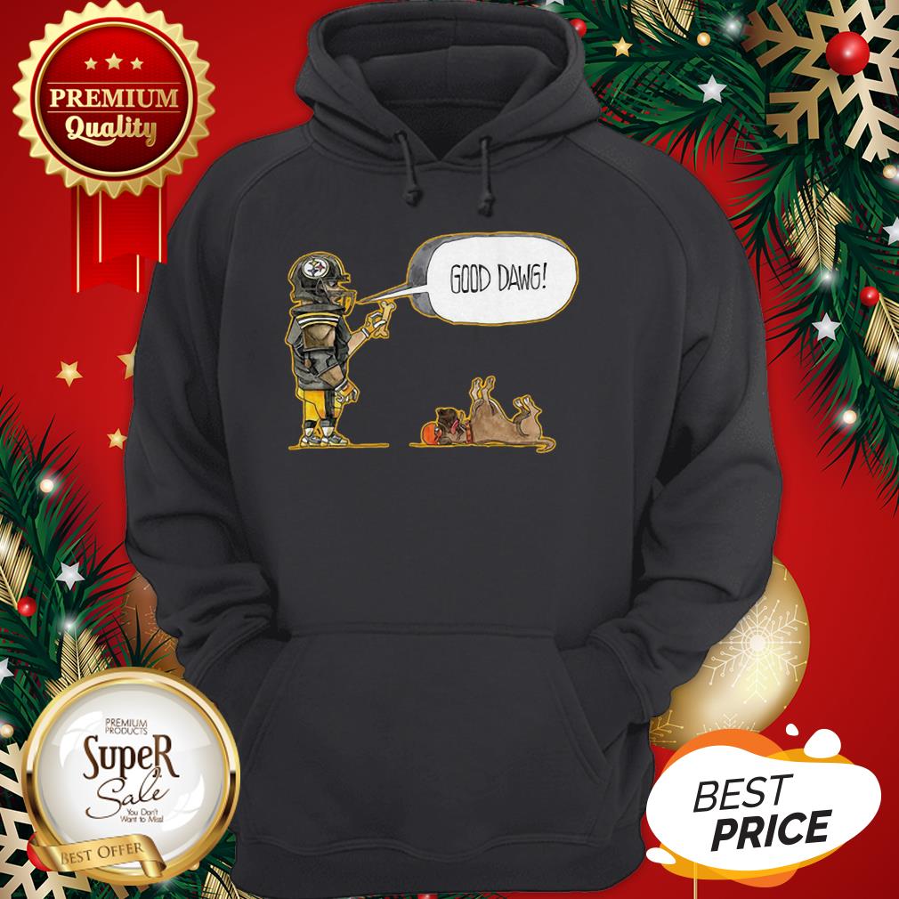 Fast Shipping Pittsburgh Steelers And Dog Good Dawg Shirt