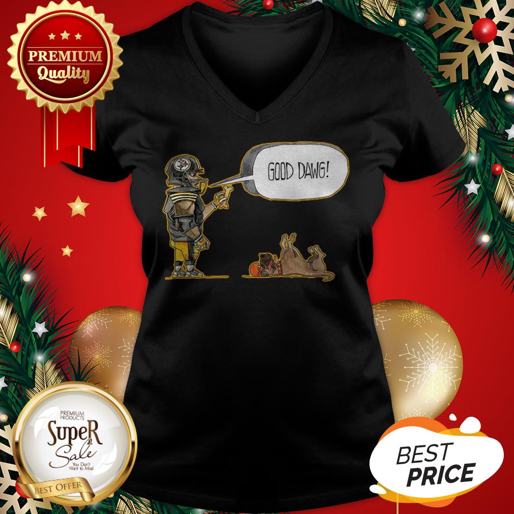 Fast Shipping Pittsburgh Steelers And Dog Good Dawg Shirt