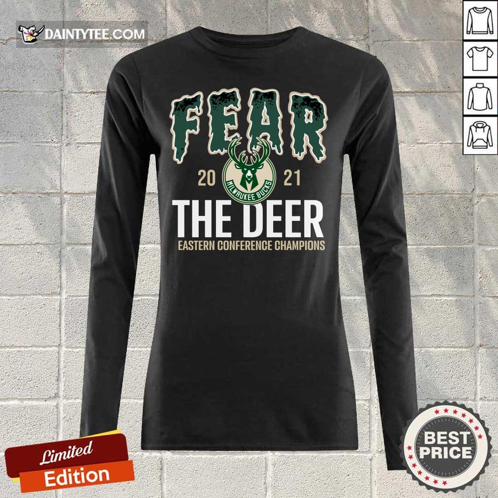 Fear 2021 The Deer Eastern Conference Finals Champions Milwaukee Bucks Shirt