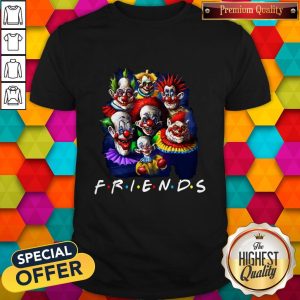 Hot Scary Clown Friends Halloween Shirt
