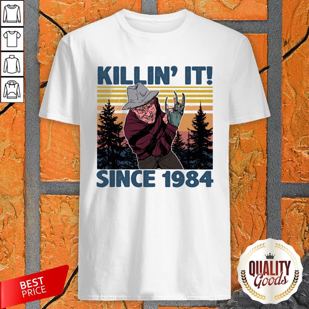 Freddy Krueger Killin It Since 1984 Vintage Halloween Shirt