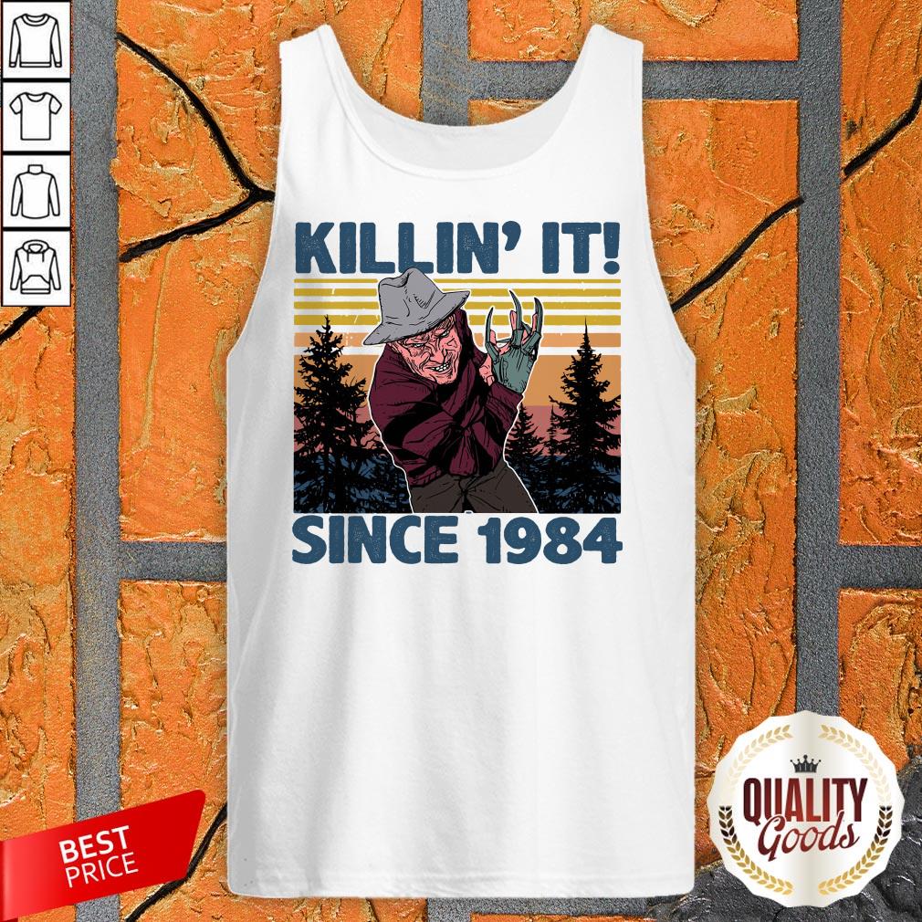 Freddy Krueger Killin It Since 1984 Vintage Halloween Shirt