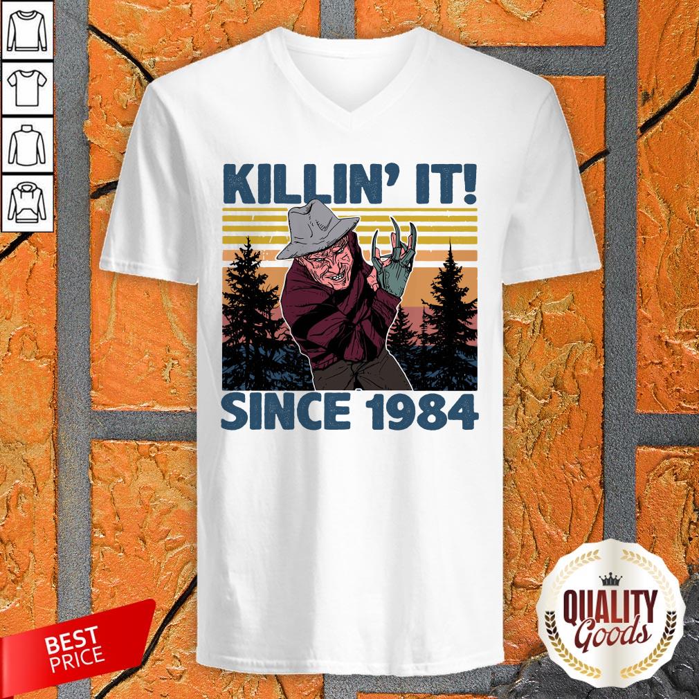 Freddy Krueger Killin It Since 1984 Vintage Halloween Shirt