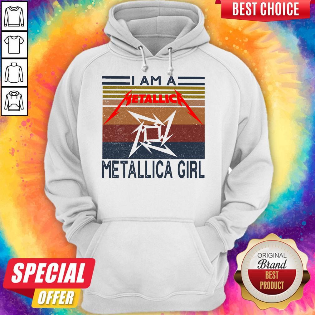 Funny I Am A Metallica Girl Vintage Shirt