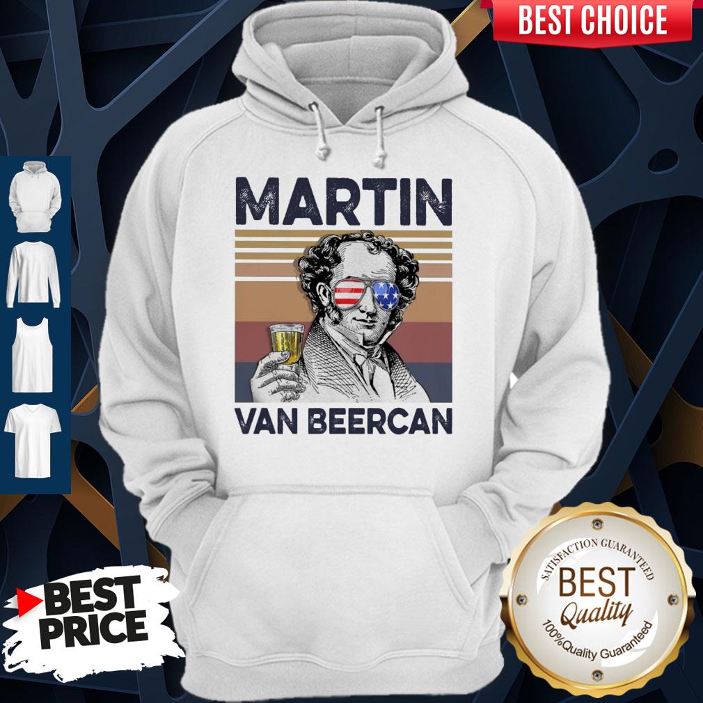 Funny Martin Van Beer Can Drink Beer The 4th Of July Vintage Shirt