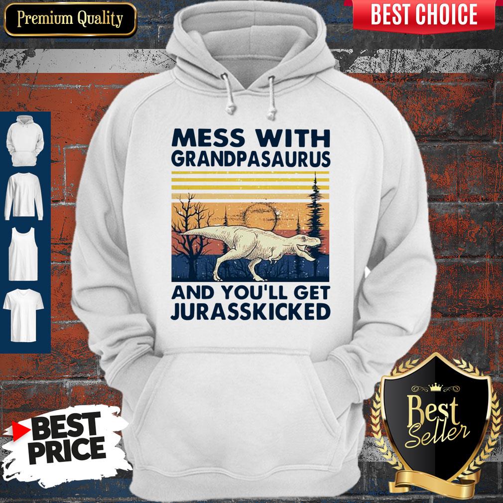 Funny Mess With Grandmasaurus And You’ll Get Jurasskicked Vintage Shirt