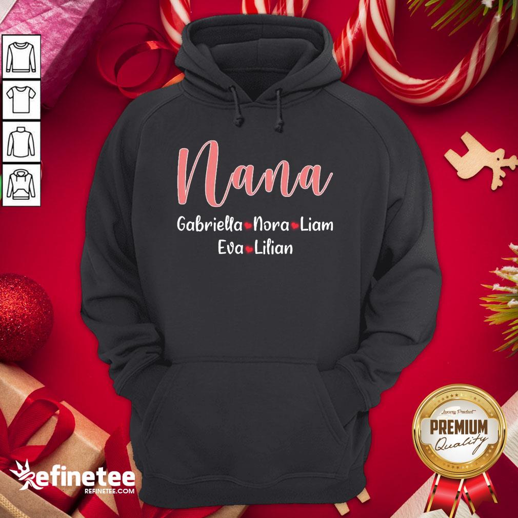 Funny Nana Gabriella Nora Liam Eva Lilian Shirt