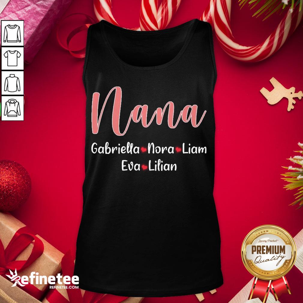 Funny Nana Gabriella Nora Liam Eva Lilian Shirt
