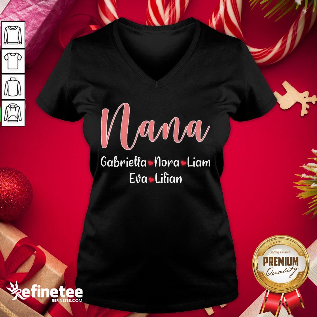 Funny Nana Gabriella Nora Liam Eva Lilian Shirt