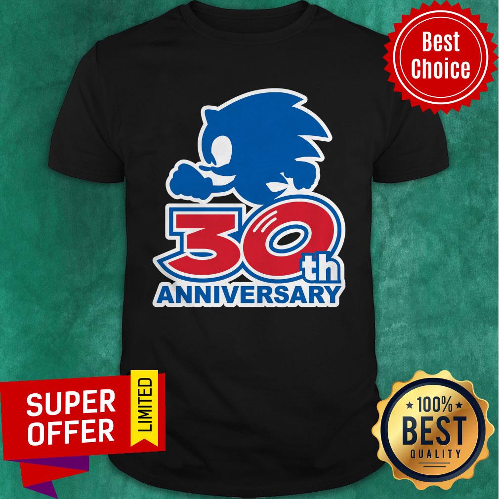 Funny Sonic 30th Anniversary Shirt