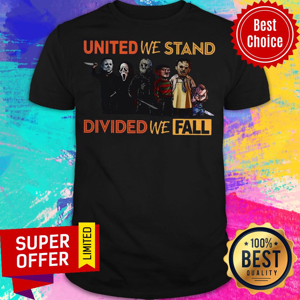 Funny United We Stand Divided We Fall Halloween Shirt