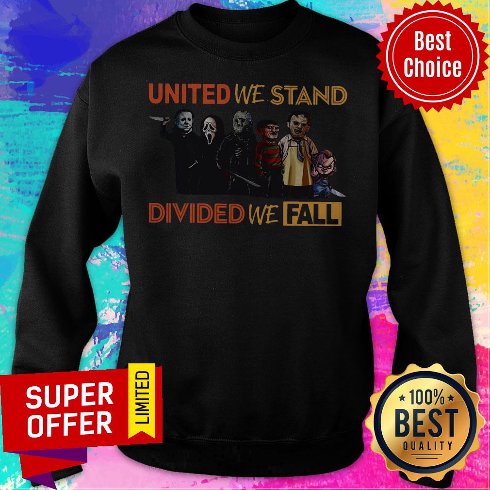 Funny United We Stand Divided We Fall Halloween Shirt