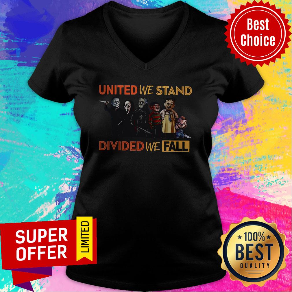 Funny United We Stand Divided We Fall Halloween Shirt