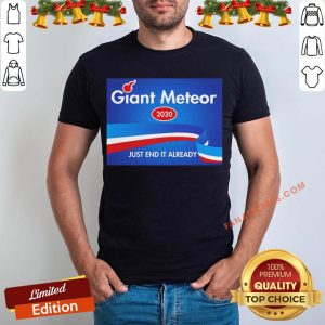 Awesome Giant Meteor 2020 Just End It Already Shirt