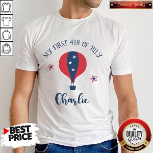 Nice My First 4th Of July Charlie Shirt
