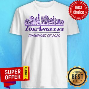 Premium Los Angeles Lakers Player Name Champions Of 2020 Shirt
