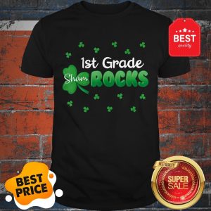 Official 1st Grade Shamrocks Funny St Patricks Day Kid Boy Girl Gift Shirt