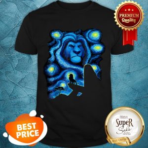Disney Lion King Mufasa Starry Night Pride Rock Shirt