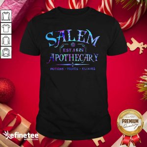 Official Salem Est 1629 Apothecary Potions Tonics Elixirs Color Shirt