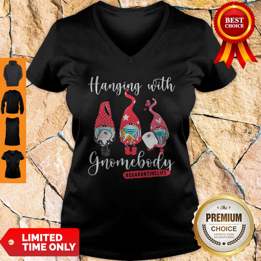 Gnomies Hanging With Gnomebody Quarantine Life Coronavirus Shirt