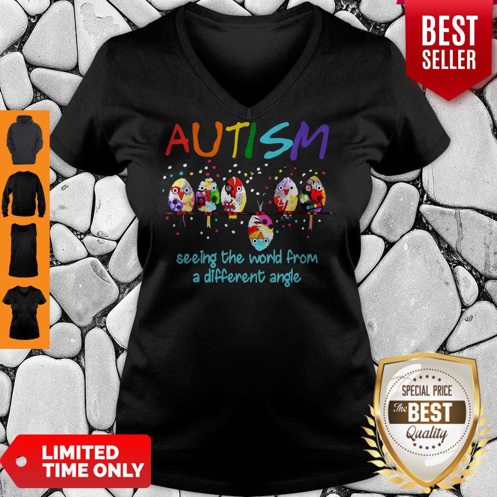 Good Bird Autism Seeing The World From A Different Angle Shirt