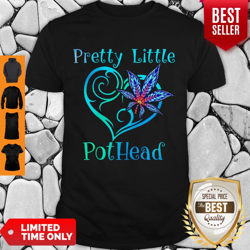 Good Cannabis Pretty Little Pothead Heart Shirt