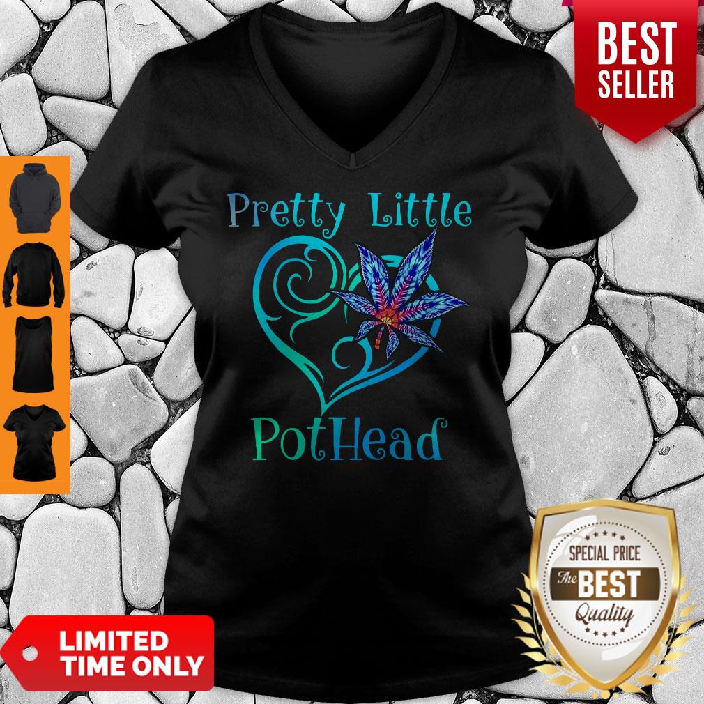 Good Cannabis Pretty Little Pothead Heart Shirt