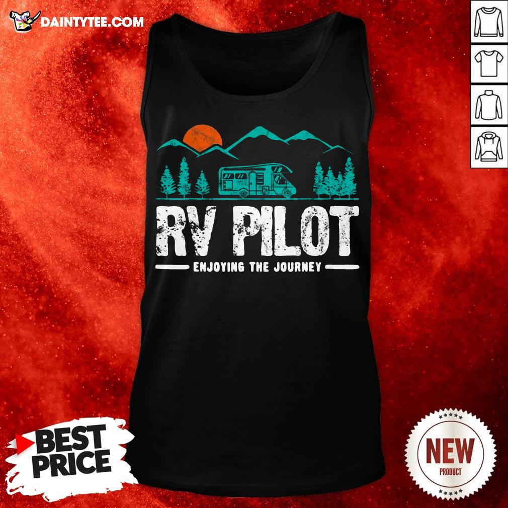 Good Enjoying The Journey Rv Pilot Camp Couple Camping Gift Shirt