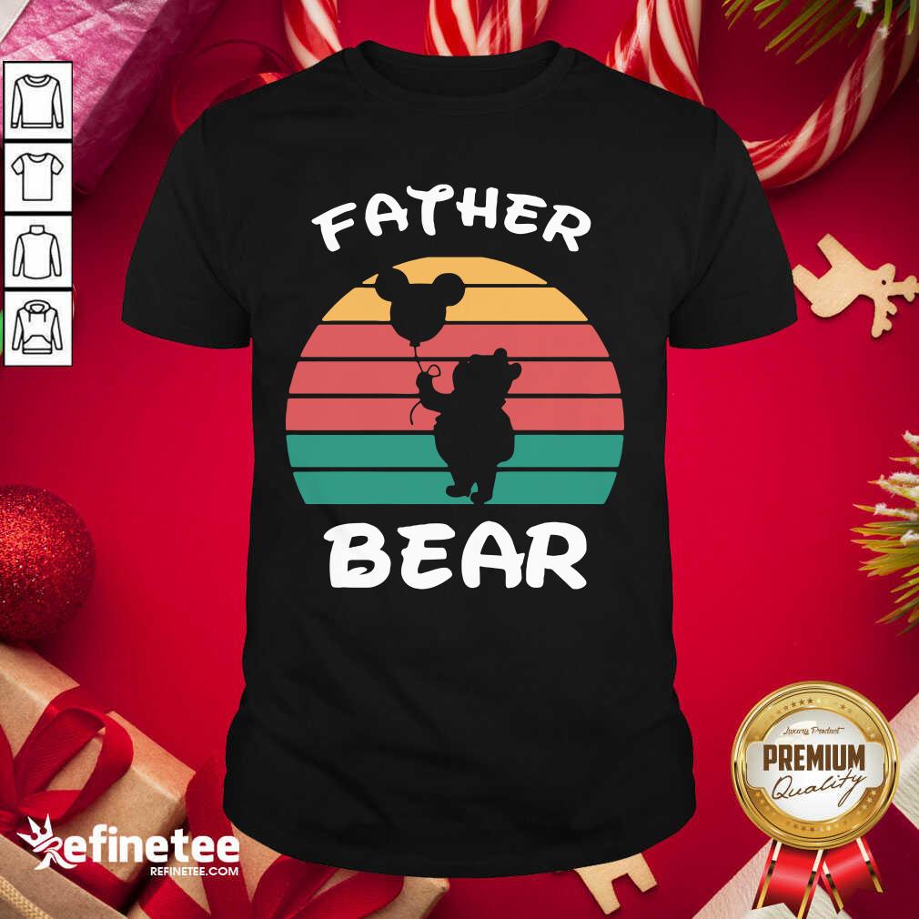 Good Father Bear Disney Vintage Retro Shirt