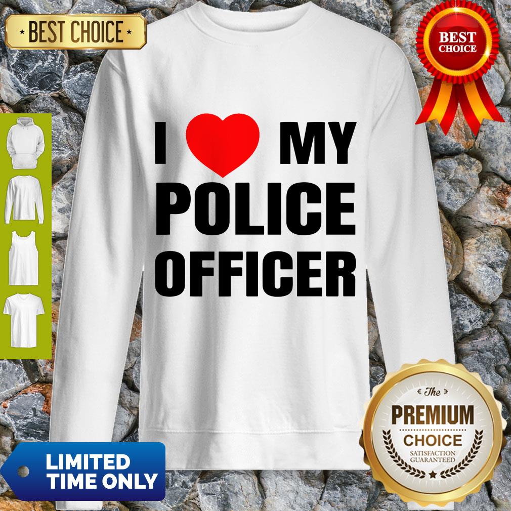 Good I Love My Police Officer Red Heart Policeman Policewoman Shirt