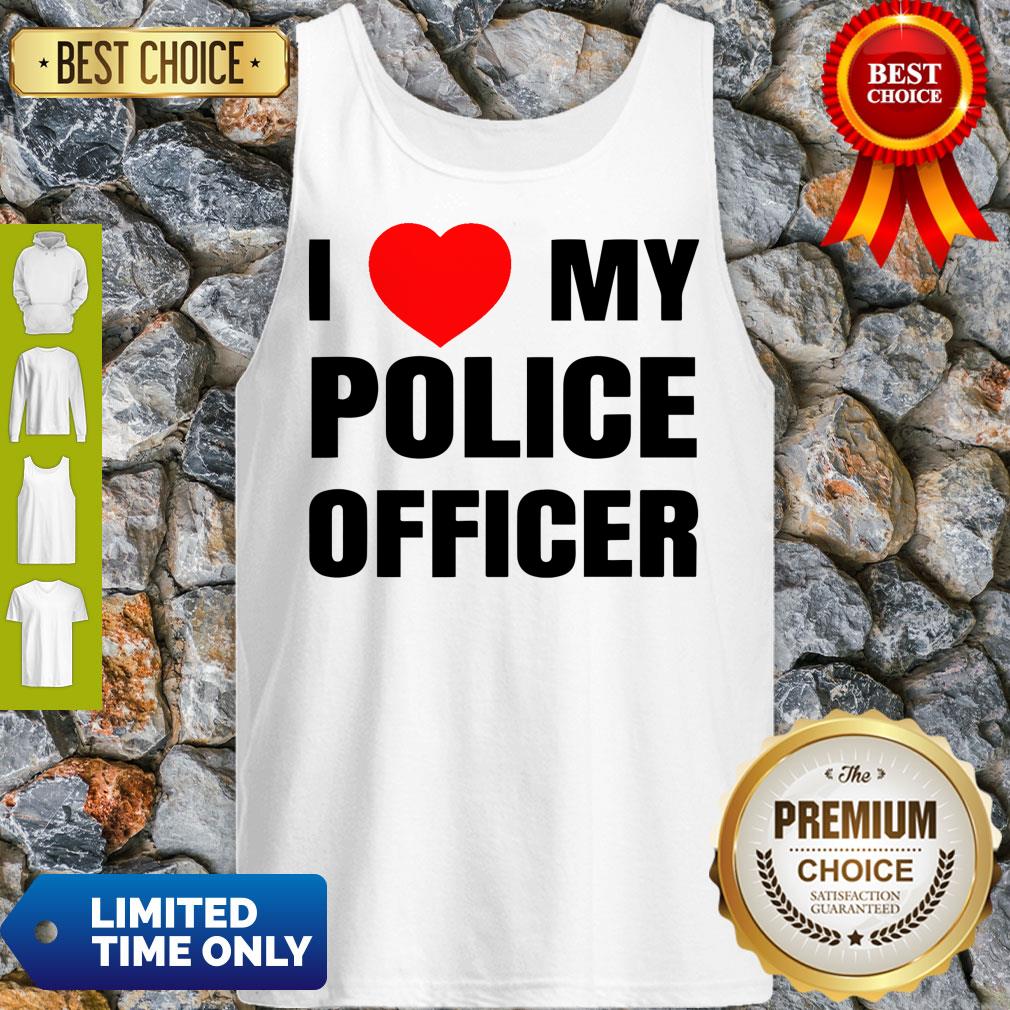 Good I Love My Police Officer Red Heart Policeman Policewoman Shirt