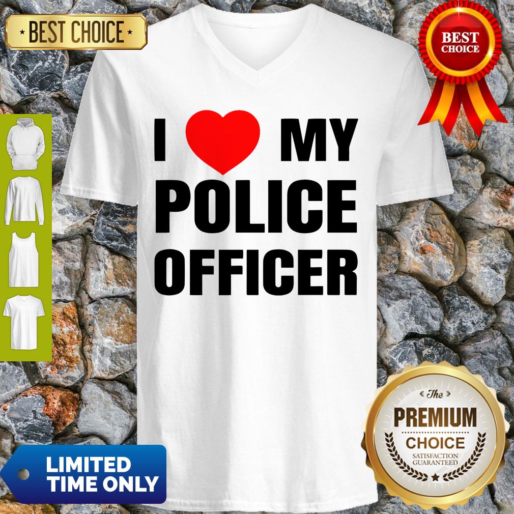 Good I Love My Police Officer Red Heart Policeman Policewoman Shirt