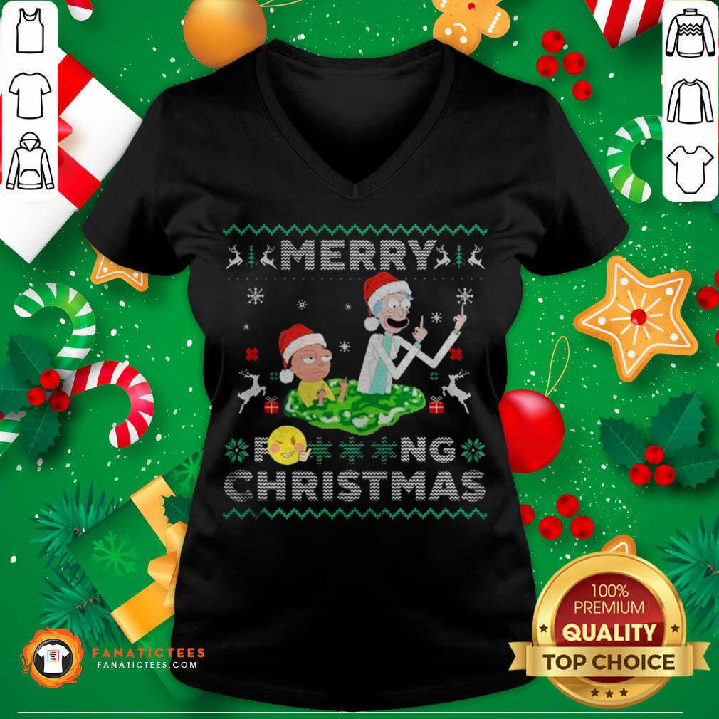 Good Merry Fucking Christmas Rick And Morty Shirt