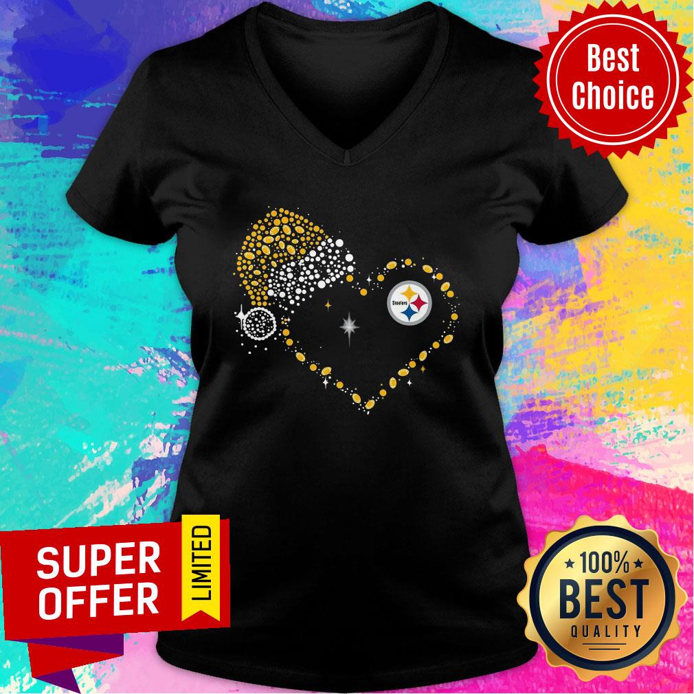Good Santa Heaer Pittsburgh Steelers Diamond Shirt