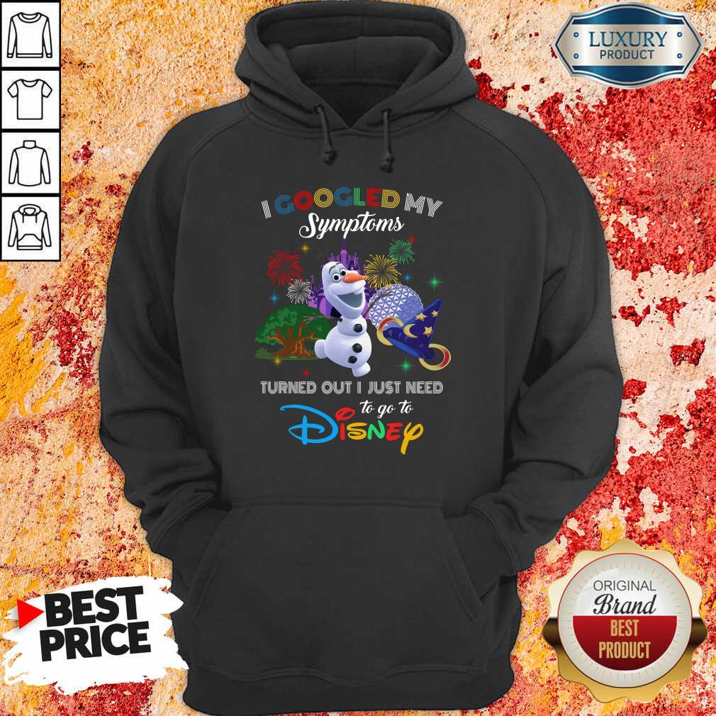 Good Snowman I Googled My Symptoms Disney Shirt