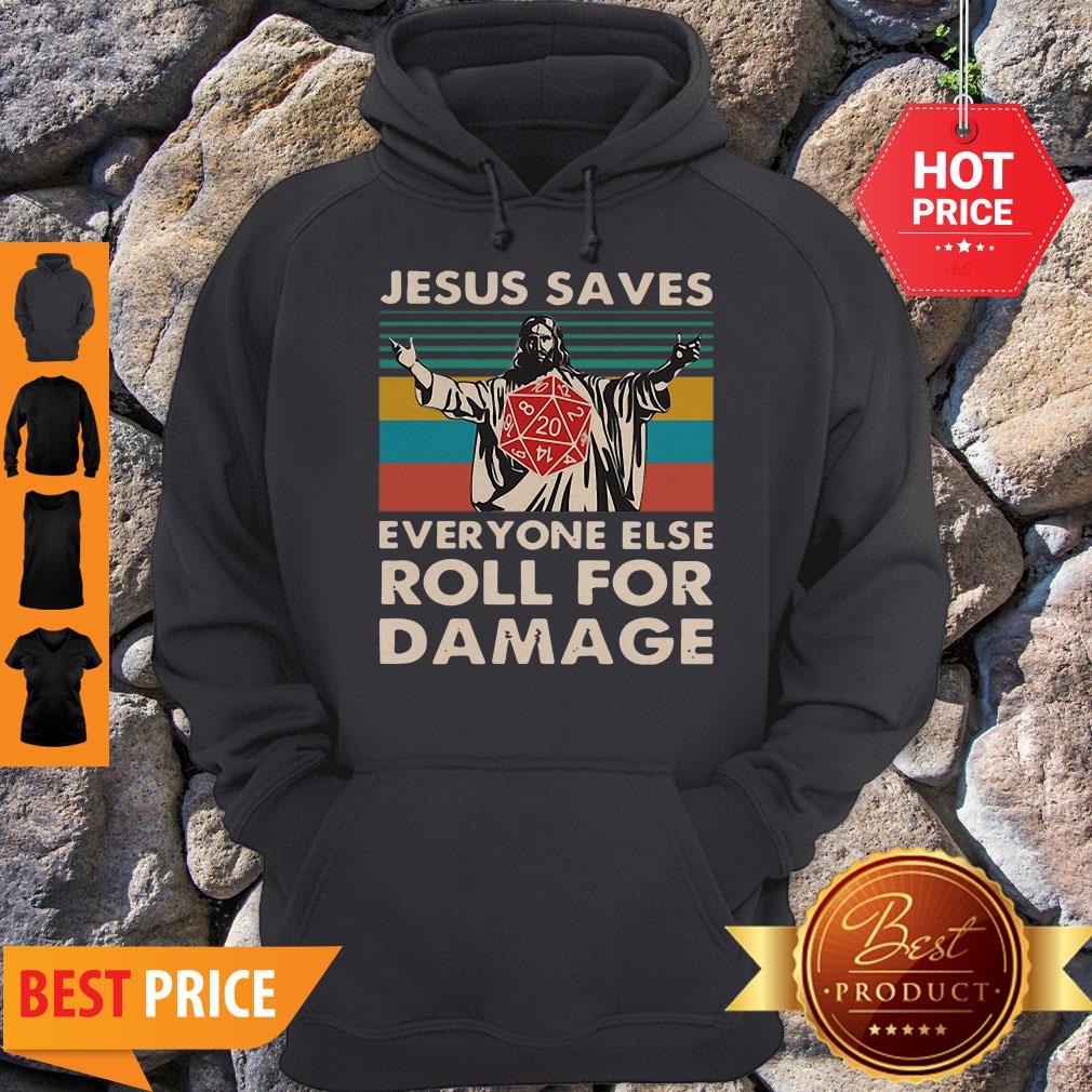 Good Vintage Jesus Saves Everyone Else Roll For Damage Shirt