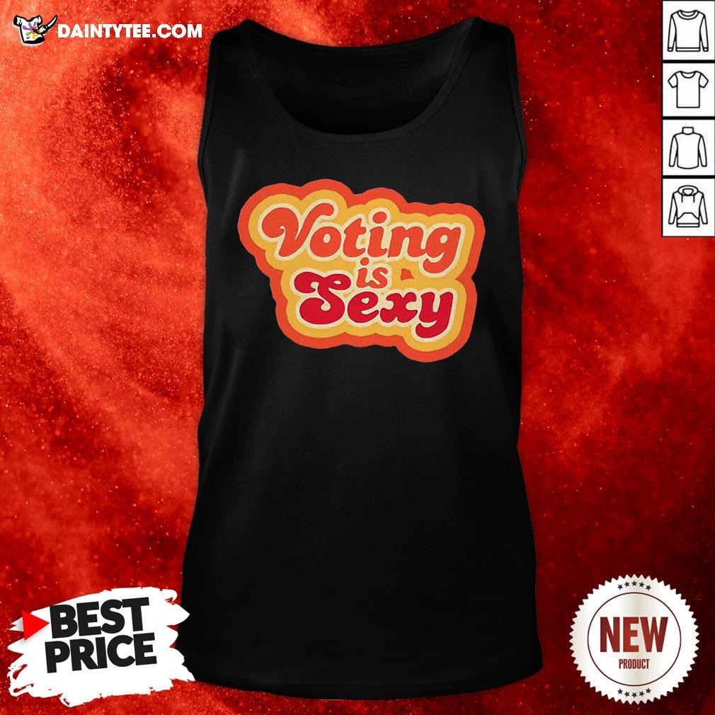 Good Zach Braff Voting Is Sexy Red Shirt